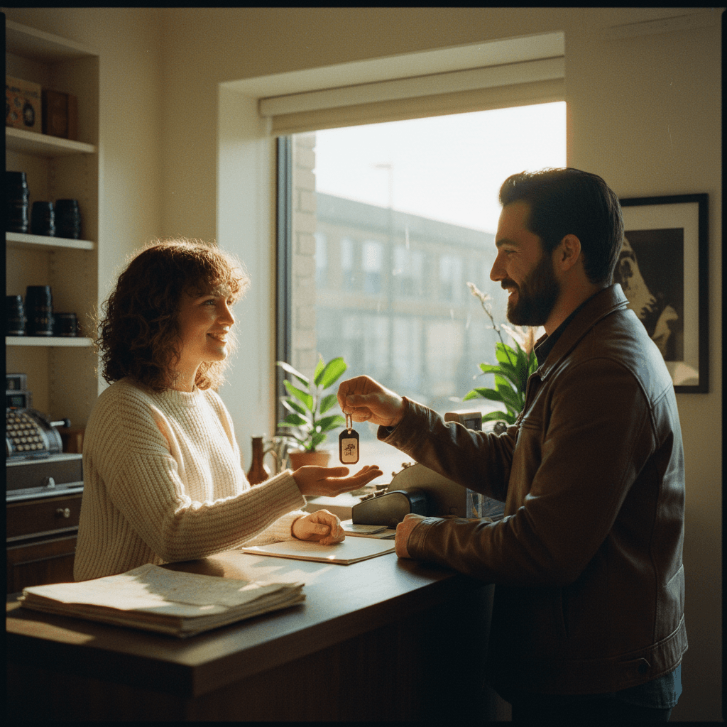 Easy equipment rental checkout process