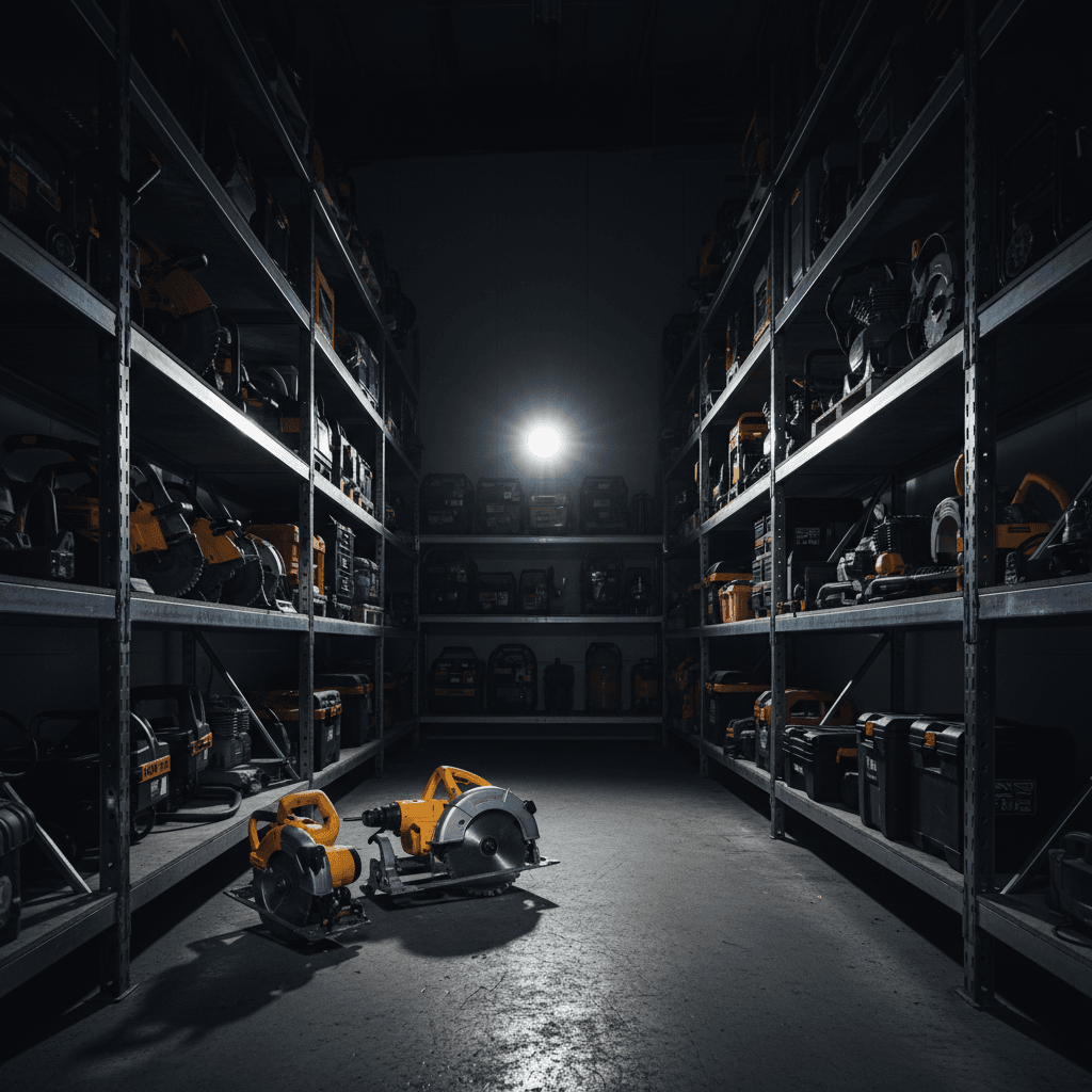 Construction equipment rental selection